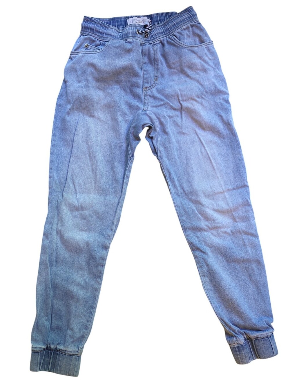Tucker & Tate Jogger Relaxed Jeans, Boys L XL 10/ 12/ 14, Tapered, Pull On Denim